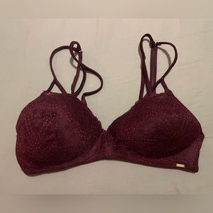 Wireless Lightly Lined Victoria’s Secret PINK Strapy Date Bra 36C